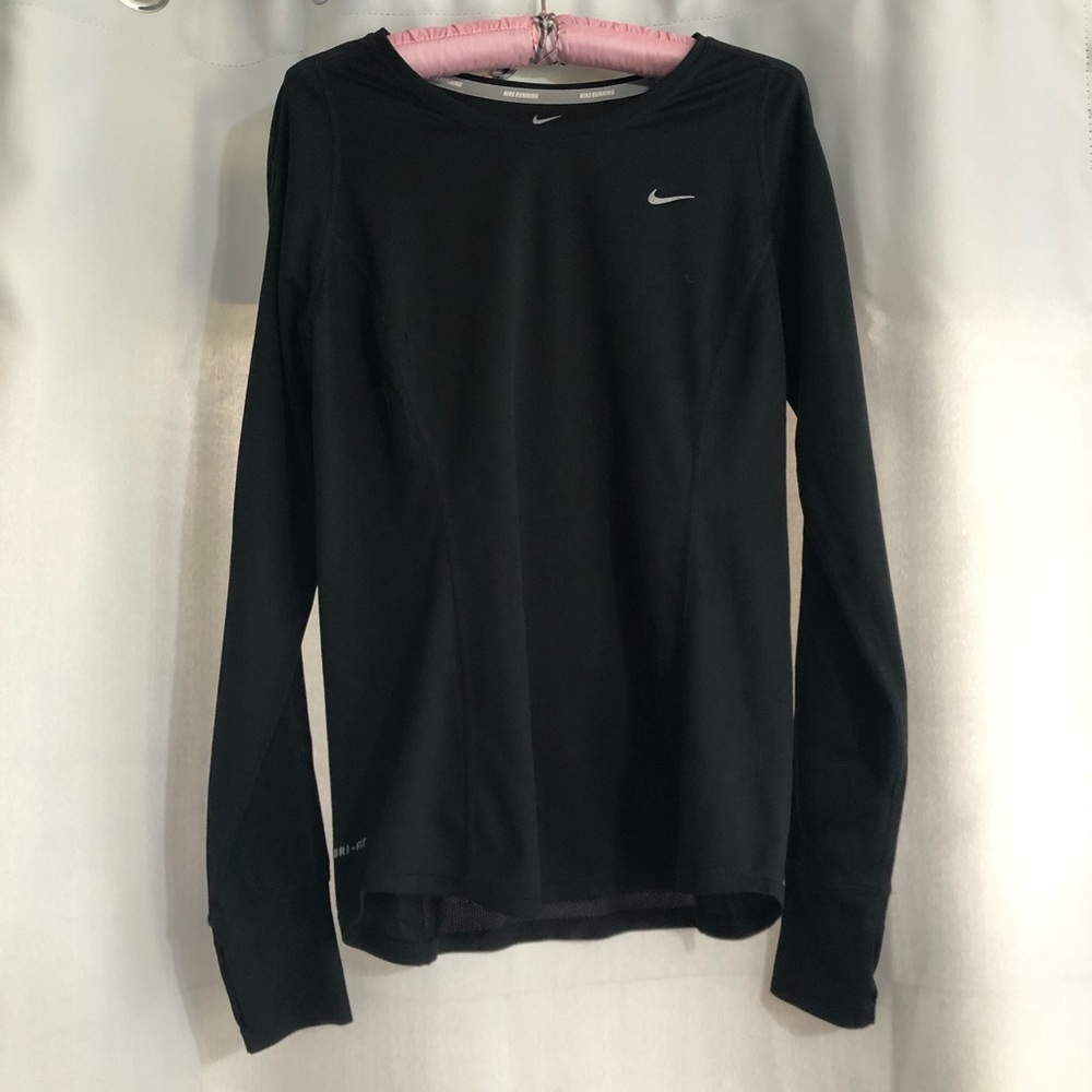 Nike dri-fit black long sleeve WITH THUMB HOLES